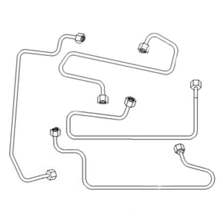 Aftermarket Injection Line Fits Ford Holland . NH 256 5000 5100 5200 5500 5550 5900 6500 700 FPL300